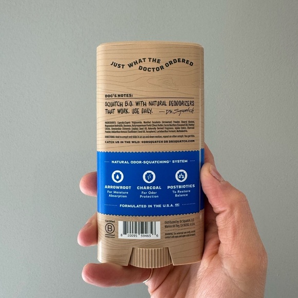 NWT Dr. Squatch Aluminum Free Deodorant in Fresh Falls - Picture 3 of 4